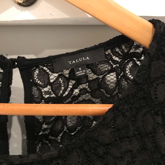 π Black Talula Lace Crop - Picture 3 of 4